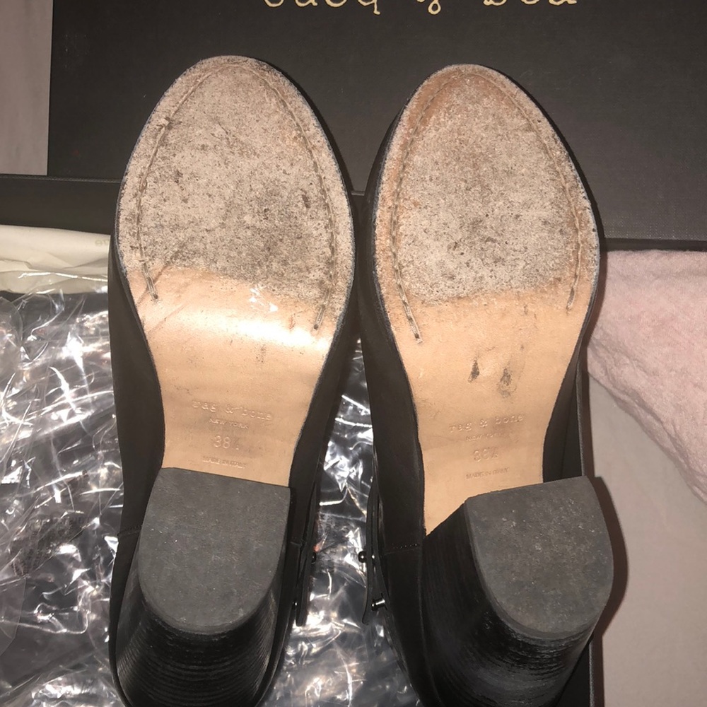 Rag & Bone Black Harrow Bootie - Picture 8 of 8